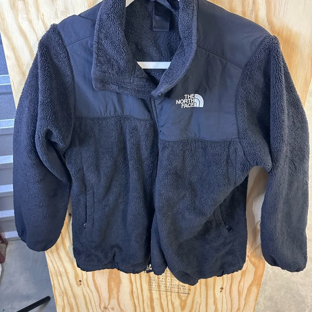 The North‎ Face Girls XL Black Fleece Jacket – Soft Sherpa Denali Style